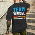 Team Alice Weidel For Bundeskanzler T-Shirt mit Rückendruck Geschenke für Ihn