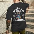 Team Aprés-Ski Zillertal Ski Rabbit T-Shirt mit Rückendruck Geschenke für Ihn