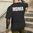 Techno Rave And Festival Celebration Mdma T-Shirt mit Rückendruck Geschenke für Ihn