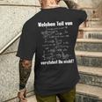 Which Teilon Maths Understand Du Nicht Maths S T-Shirt mit Rückendruck Geschenke für Ihn