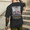 Trump Daddys Home President Donald Trump Inauguration Day Men's T-shirt Back Print Gifts for Him