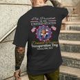 Trump Inauguration Day 2025 Trump 2025 47 Th President Men's T-shirt Back Print Gifts for Him