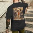 Tung Tung Tung Sahur Baseball Bat Italian Brainrot Men's T-shirt Back Print Gifts for Him