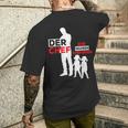 Twin Papa Der Chef Gemini Papa T-Shirt mit Rückendruck Geschenke für Ihn