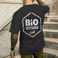 Unword Of The Year 2024 Organic German 100 Bio-Deutsch T-Shirt mit Rückendruck Geschenke für Ihn