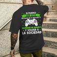 Video Game Consola Gaming Controladorideojugador Camiseta Hombre Estampado Espalda Regalos para él