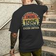 Vintage 1985 40 Años Las Leyendas Nacen En Enero 1985 Camiseta Hombre Estampado Espalda Regalos para él