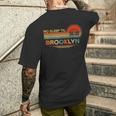 Vintage No Sleep Til Brooklyn Retro Brooklyn Men's T-shirt Back Print Gifts for Him