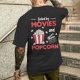 Von Films And Popcorn Cinema Evening T-Shirt mit Rückendruck Geschenke für Ihn