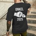 Werende Onkel 2025 Uncle 2025 T-Shirt mit Rückendruck Geschenke für Ihn