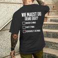 Wie Magst Du Deine Eier Gekrault Lustiges T-Shirt mit Rückendruck Geschenke für Ihn