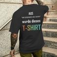 Wir Schenken Uns Nicht German T-Shirt mit Rückendruck Geschenke für Ihn