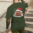 American Football Christmas T-Shirt mit Rückendruck Geschenke für Ihn