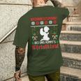 Bayern Christkindl Bavarian Christmas Christmas T-Shirt mit Rückendruck Geschenke für Ihn