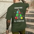 Chemistree Oh Chemistree Science Christmas Chemistry T-Shirt mit Rückendruck Geschenke für Ihn