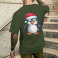 Children's Christmas Cute Penguin Christmas Xmas T-Shirt mit Rückendruck Geschenke für Ihn