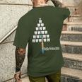 Christmas Th Christmas Tree Dentist Tooth T-Shirt mit Rückendruck Geschenke für Ihn