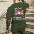 Christmas Three Dwarfs Matching Family Merry Christmas T-Shirt mit Rückendruck Geschenke für Ihn