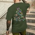 Christmas Tree Fairy Lights Christmas Tree Winter T-Shirt mit Rückendruck Geschenke für Ihn