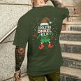 Coolster Uncle Elf Partner Look Family Outfit Christmas T-Shirt mit Rückendruck Geschenke für Ihn