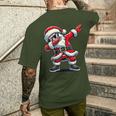 Dabbing Santa Claus Christmas Boys T-Shirt mit Rückendruck Geschenke für Ihn