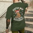 Christmas Gingerbread Reindeer Was Out Sold Out T-Shirt mit Rückendruck Geschenke für Ihn