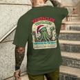 Cthulhu Christmas Tentacle Eldritch Holiday T-Shirt mit Rückendruck Geschenke für Ihn