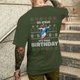 Go Jesus It's Your Birthday Fun Ugly Christmas Sweater Meme T-Shirt mit Rückendruck Geschenke für Ihn