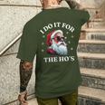 I Do It For The Ho's Santa T-Shirt mit Rückendruck Geschenke für Ihn