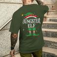 Jüngster Elf Outfit Christmas Family Elf Christmas T-Shirt mit Rückendruck Geschenke für Ihn