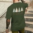 Merry Christmas Tree Christmas Tree T-Shirt mit Rückendruck Geschenke für Ihn