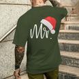 Mr Partner Look Couple Christmas Jumper Christmas Outfit T-Shirt mit Rückendruck Geschenke für Ihn