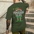 Princess Elf Outfit Christmas Family Christmas T-Shirt mit Rückendruck Geschenke für Ihn