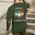 Three Dwarfs Family Merry Christmas T-Shirt mit Rückendruck Geschenke für Ihn