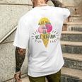 Alles Was Sie Brauchen Ist Eis Everything You Need Is Eis T-Shirt mit Rückendruck Geschenke für Ihn