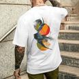 Arte Pintura Geométrica Dibujo Abstracto Arte Camiseta Hombre Estampado Espalda Regalos para él