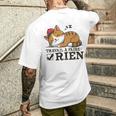 Chat Humour Travail À Faire Rien Idée Sommeil Flemme T-shirt imprimé au dos Cadeaux pour lui