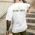 Children's Big Brother Star Cute Sibling 2025 T-Shirt mit Rückendruck Geschenke für Ihn