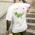 Children's Geburtstags 6 Jahre Junge Dinosaurier Dino Ich Bin 6 T-Shirt mit Rückendruck Geschenke für Ihn