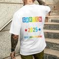 Children's Kindergarten Geschafft 2025 T-Shirt mit Rückendruck Geschenke für Ihn