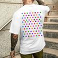 Colourful With Polka Dots S T-Shirt mit Rückendruck Geschenke für Ihn