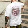 Confetti In The Heart Long-Sleeved T-Shirt mit Rückendruck Geschenke für Ihn