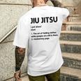 Definición De Jiu Jitsu Practicante Brasileño De Jiu-Jitsu Bjj Camiseta Hombre Estampado Espalda Regalos para él