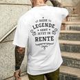 Dese Legende Geht Jetzt In Rente This Legend Goes Now In T-Shirt mit Rückendruck Geschenke für Ihn