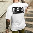 Dxb Dubai Arabic Emirate Travel Souvenir T-Shirt mit Rückendruck Geschenke für Ihn