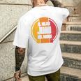 El Mejor Juan Del Mundo Divertido Nombre Juan Manga Larga Camiseta Hombre Estampado Espalda Regalos para él
