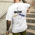 Fourth Wing Basgiath War College Bookish Three Dragons Men's T-shirt Back Print Gifts for Him