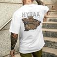 Rock Hyrax Meme Dassie Cute Animal Lover Gray T-Shirt mit Rückendruck Geschenke für Ihn