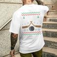 Happy Hockeydays Ice Hockey Fan Ugly Christmas Sweater T-Shirt mit Rückendruck Geschenke für Ihn