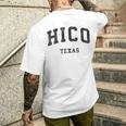 Hico Texas Tx Sportifintage T-shirt imprimé au dos Cadeaux pour lui